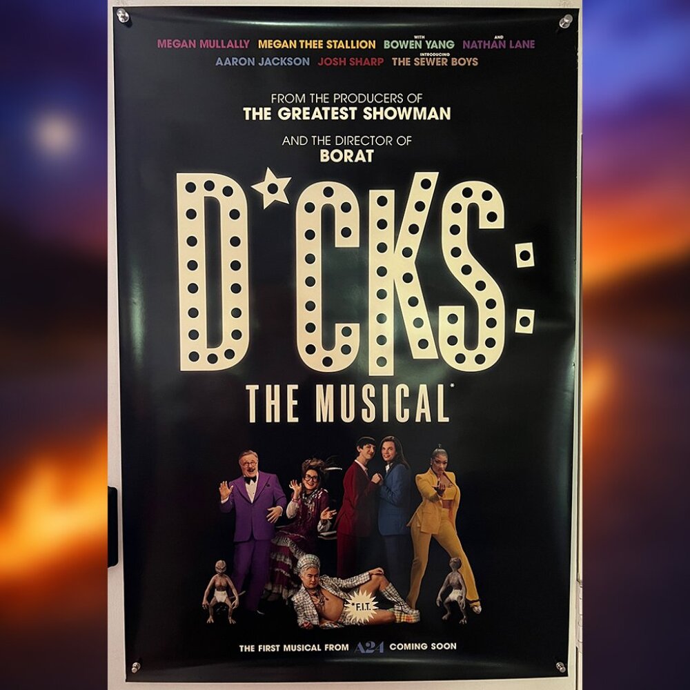 DICKS THE MUSICAL (2023) - ORIGINAL DOUBLE S- ORIGINAL DOUBLE SIDED MOVIE POSTER